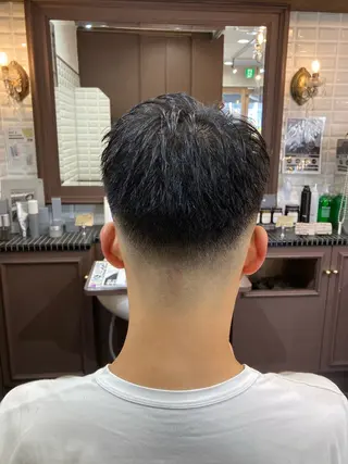 ショート メンズ ルピナス中田店長 山口大地のヘアスタイル