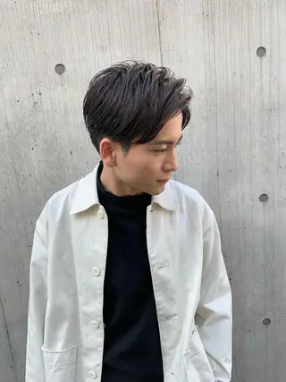 ショート メンズ チバ タクミのヘアスタイル