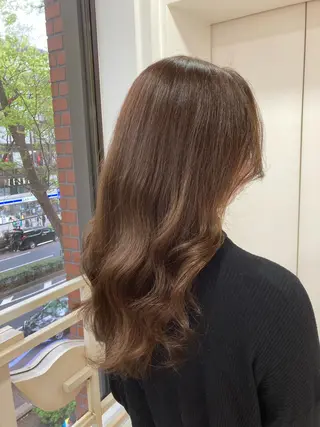 ロング カラー 🇰🇷韓国風艶髪✨ 髪質改善 倉岡しおんのヘアスタイル