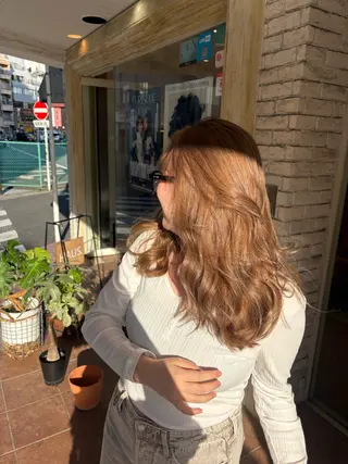 ロング ☀️個性派/横浜パ ーマ/暖色/ミミのヘアスタイル