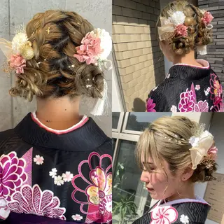 ロング ヘアアレンジ 美髪× ヘアセット✨Araiのヘアスタイル
