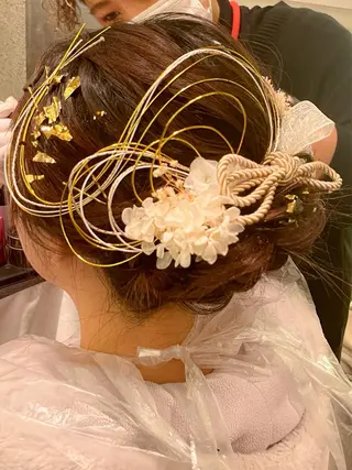 セミロング ヘアアレンジ ✨カラー支持No.1 🧸ワキ カナコ🧸のヘアスタイル
