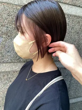 ショート カラー 美髪改善・レイヤー tadasuke⭐️のヘアスタイル