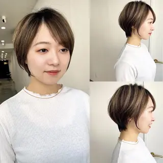 ショート ショート&ボブ井上 菜樹のヘアスタイル