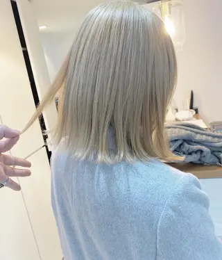 ショート カラー 韓国風×透明感カラー 髪質改善オタベシンヤのヘアスタイル