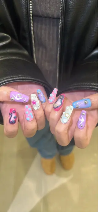 ネイル 🎶個性派ネイル💅 /Komachi❤️のネイルデザイン