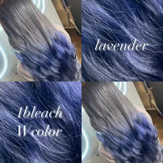 ロング 透明感ハイトーン カラー🦋🌧希咲のヘアスタイル