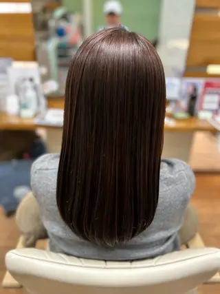 ロング 神谷 千明のヘアスタイル