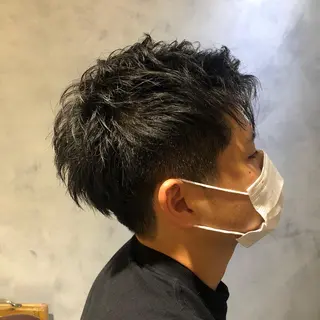 カラー パーマ メンズ 🤎艶髪×透明感🤎 【𝙔𝙐𝙕𝙐】のヘアスタイル