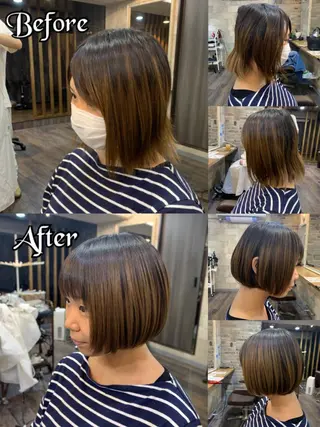 ショート B E C H I C O〔べち子〕のヘアスタイル