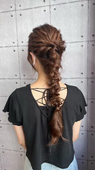 ヘアアレンジ 羽鳥 希渚のヘアスタイル