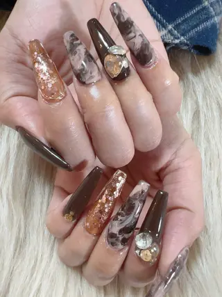 ネイル Koa woodのネイルデザイン