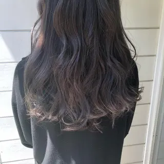 ロング パーマ ヘアアレンジ キッズ ネイル マツエク・マツパ インナーカラー/ KANAのヘアスタイル