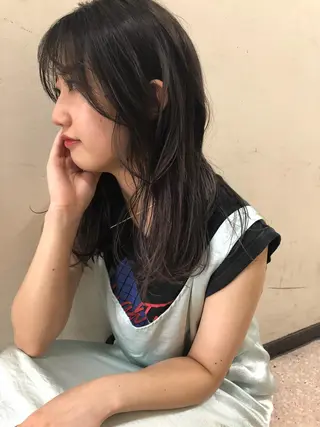 ロング AYAKA 下北沢suuのヘアスタイル