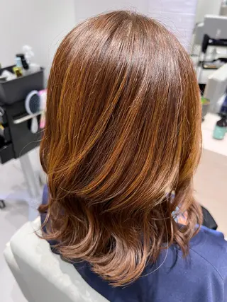 カラー 🤍 momoka🤍のヘアスタイル