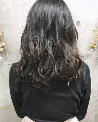 セミロング カラー ヘアアレンジ Satsuki ✂︎♡のヘアスタイル