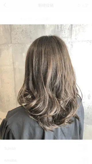 セミロング カラー パーマ ヘアアレンジ メンズ キッズ ネイル マツエク・マツパ EnBlesS西宮 マンツーマン神道有基のヘアスタイル