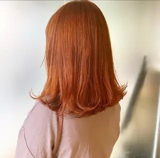 セミロング カラー 滝本 里実のヘアスタイル