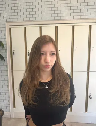ロング ブリーチ/エクステ/ 透明感カラー/さくらのヘアスタイル