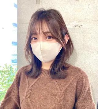 ミディアム カラー 似合わせレイヤー 🇰🇷荒木洋文のヘアスタイル