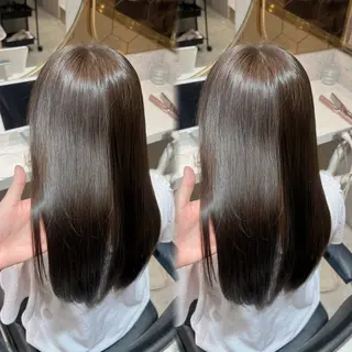 カラー misaki 💖 美髪矯正/韓国ボブのヘアスタイル