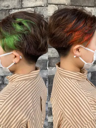 ショート カラー ✂️似合わせの魔術師 石田一樹✂️のヘアスタイル