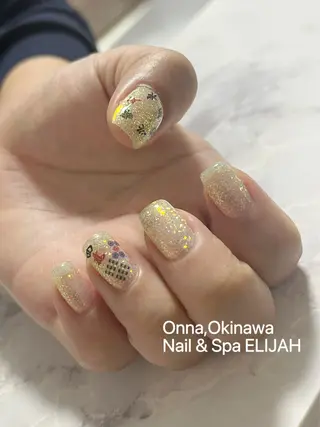 ネイル ダンラップ新里 友簣乃のネイルデザイン