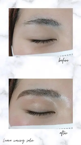 アイブロウ Luana wax 🐚根本のエステ・リラクイメージ
