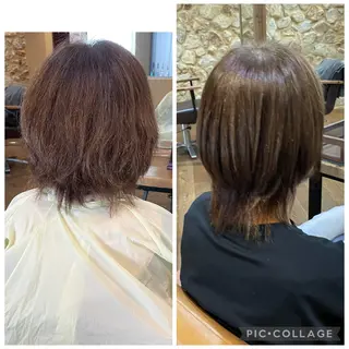 ショート 縮毛矯正× 髪質改善  | 藤田のヘアスタイル