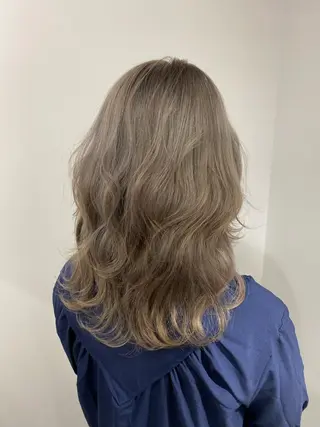 セミロング 【美髪矯正】【スト カール】小野村翔太のヘアスタイル