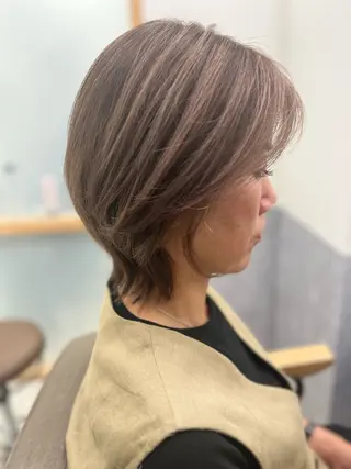 ショート 難波/白髪ぼかし/ KAORIのヘアスタイル