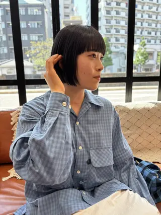 ショート 田中 愛燦のヘアスタイル