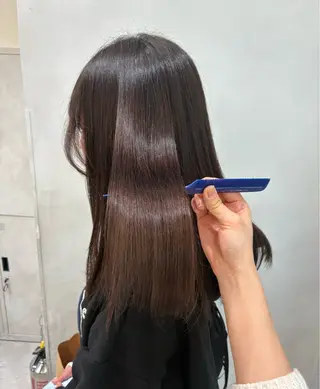 ロング ハイトーン/韓国ヘア senaのヘアスタイル