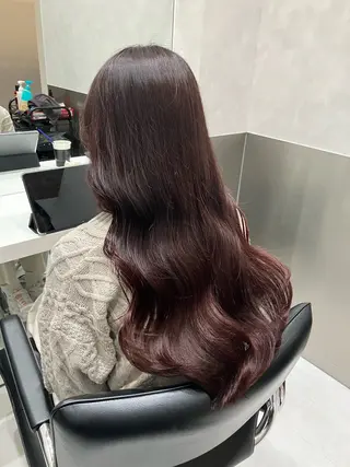 ロング カラー 💖ブリーチなし透明 感💖ASAHIのヘアスタイル