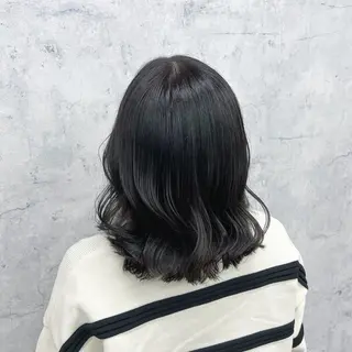ミディアム カラー JUNSHIN🦋 ヘアセット／カラーのヘアスタイル