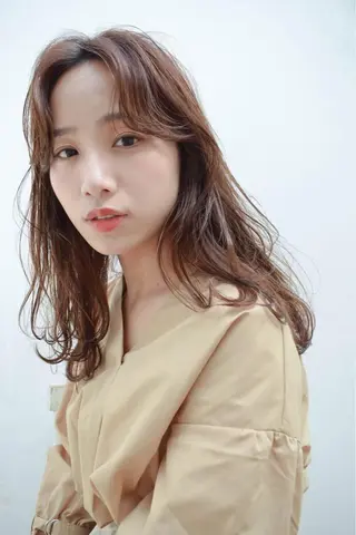 ロング カラー パーマ ヘアアレンジ メンズ キッズ ネイル マツエク・マツパ EnBlesS西宮 マンツーマン神道有基のヘアスタイル