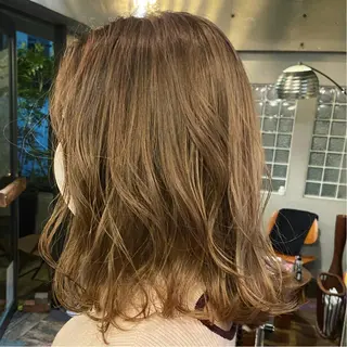 ミディアム 縮毛矯正/髪質改善 RENのヘアスタイル