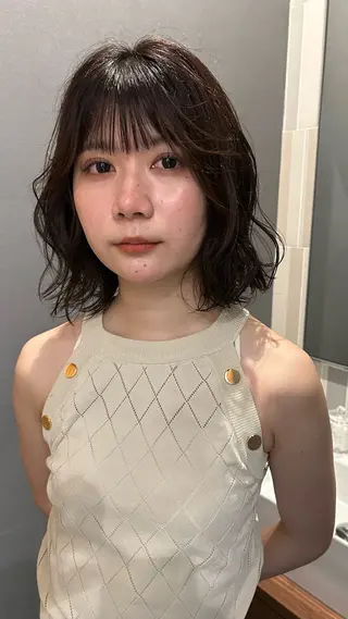 パーマ くろかわ まいのヘアスタイル