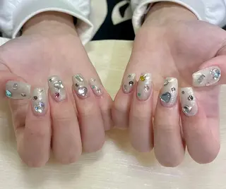 ネイル By moonネイル 🌷ワンホン/韓国風のネイルデザイン