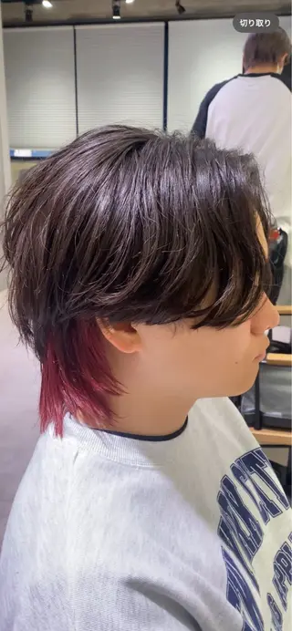 ショート カラー メンズ 【メンズカット】 富塚　瑠士のヘアスタイル