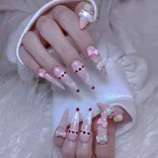 ネイル ANH ゴテゴテネイルのネイルデザイン