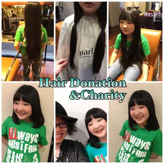 ショート ミディアム セミロング ロング キッズ 上原 聡良(akira)のヘアスタイル
