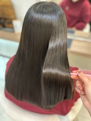 ロング 似合わせカラー/艶 髪質改善/ヨシザキのヘアスタイル