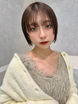ショート 三鷹で1番ショート ボブをカットする新谷のヘアスタイル