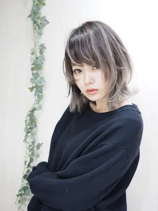 ミディアム 坂 直樹のヘアスタイル