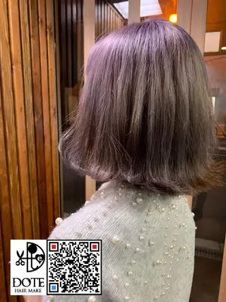ミディアム カラー 薬師寺 優のヘアスタイル