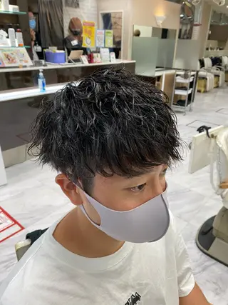パーマ メンズ Luce 杉本のヘアスタイル