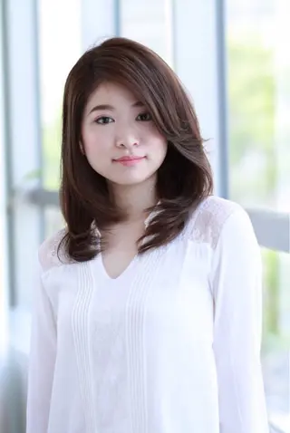 セミロング 根本悠也3月 モデル募集中！！のヘアスタイル