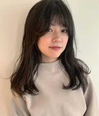 ミディアム カラー 柔らかいカラー🎀 rinaのヘアスタイル