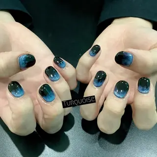 メンズ ネイル 個性派ネイルサロン 💅🏼ターコイズのネイルデザイン